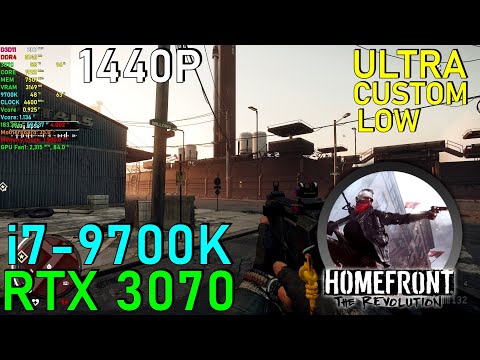 Homefront The Revolution RTX 3070 & 9700K - Max Settings 1440P