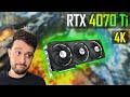 RTX 4070 Ti - Great! But not so Impressive at 4K.