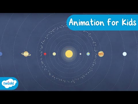 Movement of the Planets in our Solar System Animation | Twinkl Go!