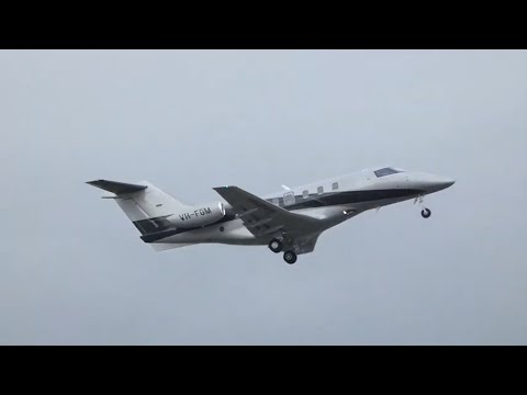 Wellington Airport | Pilatus PC-24 (VH-FGM) take off RWY16