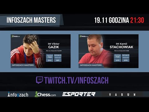 Ćwierćfinał #4 Infoszach Masters: Viktor Gazik - Kamil Stachowiak