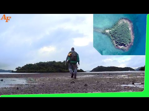 Stranded 24 hours Solo Camping on mini island Catch and Cook EP.524
