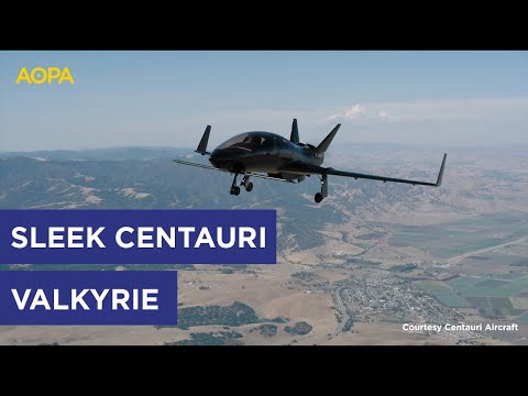 A family airplane that looks like a fighter jet - Centauri Valkyrie