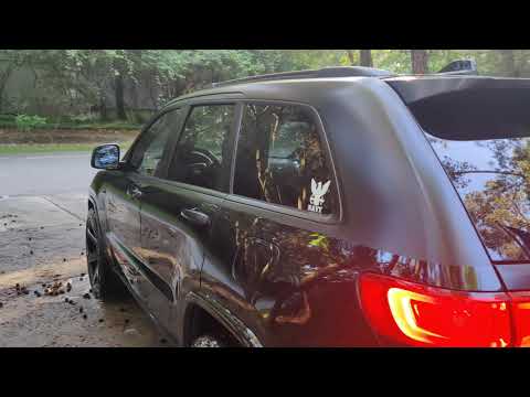 Jeep Grand Cherokee 5.7 with Corsa catback exhaust.