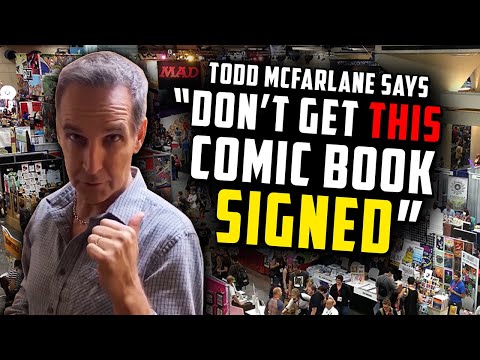 Todd McFarlane Shows How It's Done // Which Comic Book Does Todd Suggest Keeping Signature-Free?