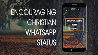 Christian Whatsapp Status | Encouraging Bible Verse | Vertical Video