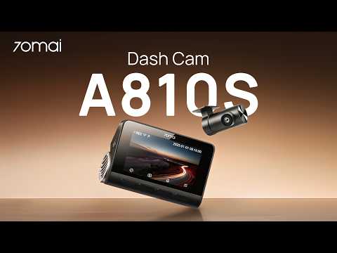 Xiaomi 70mai Dash Cam A810S-2 with RC24 Rear cam Black Xiaomi 70mai Dash Cam A810S-2 with RC24 Rear cam Black