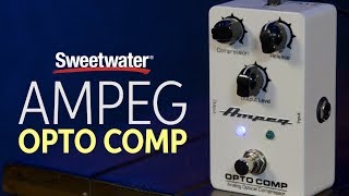 Video thumbnail for Ampeg Opto Comp Optical Bass Compressor Pedal Demo by Sweetwater