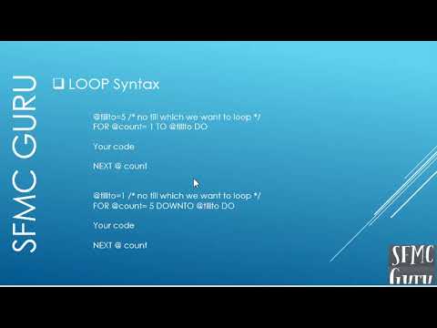 Salesforce Marketing Cloud: AMPScript Loop and IF ELSE condition