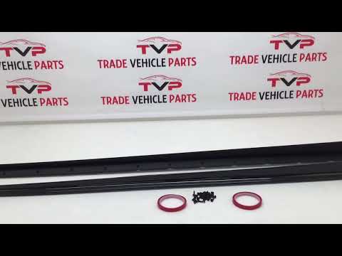 Fits BMW 3 Series G20 G21 Side Skirts Extension Blades Gloss Black New video
