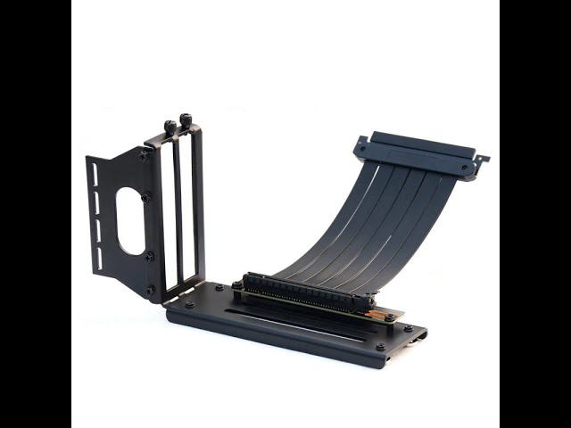 Vídeo relacionado con RongZy PCI-E 3.0 16X Riser Cable para Graphics,Tarjeta de Sonido/Grabación/Red/Expansión PCI-E 3.0 16X Cable de Extensión Doble ángulo Recto Cable Length 20cm