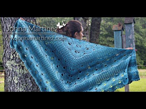 HOW TO CROCHET Victoria's German Shells Shawl | German Shells/Virus shawl