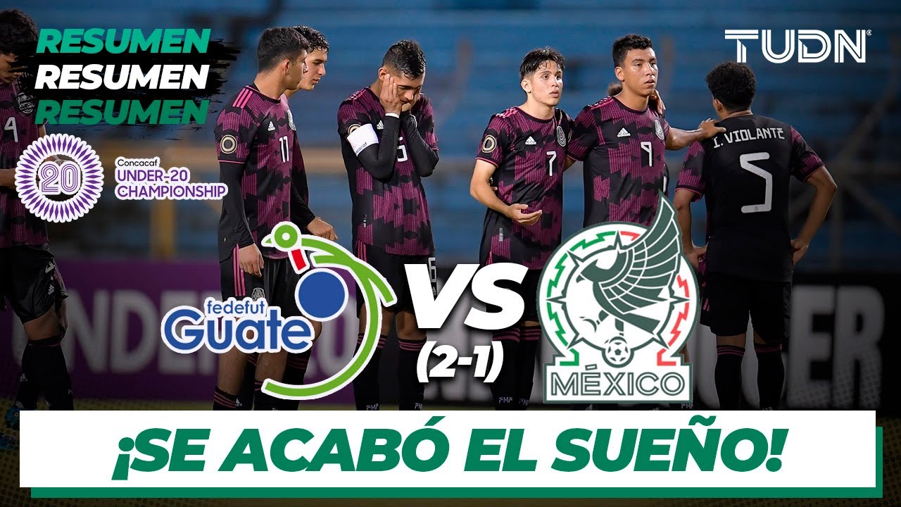 Resumen y goles | Guatemala 1(2)-(1)1 México | CONCACAF Sub 20 | TUDN