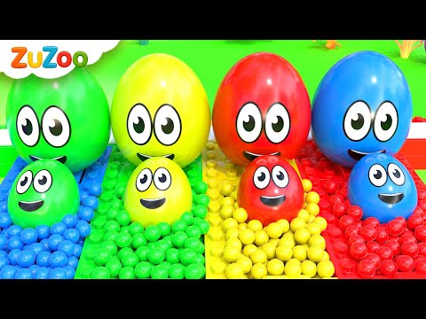 Surprise Eggs Kids Songs + More  Nursery Rhymes | ZuZoo Nursery Rhymes & Kids Songs