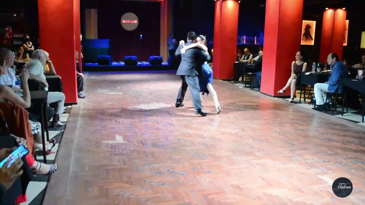Agustina Piaggio & Carlos Espinoza en Milonga Malena - Marabu !!  1