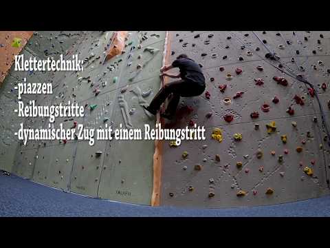 Boulder und Klettertechnik - Piazz + Reibungstritte - HOW TO und Beispiele