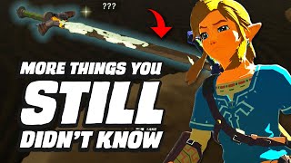 19 MORE Things You STILL Didn&#39;t Know In Zelda Breath Of The Wild