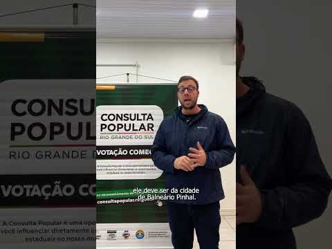 PREFEITO CÉZAR FURINI CONVOCA A POPULAÇÃO PARA QUE VOTEM NA CONSULTA POPULAR 2026 | BALNEÁRIO PINHAL