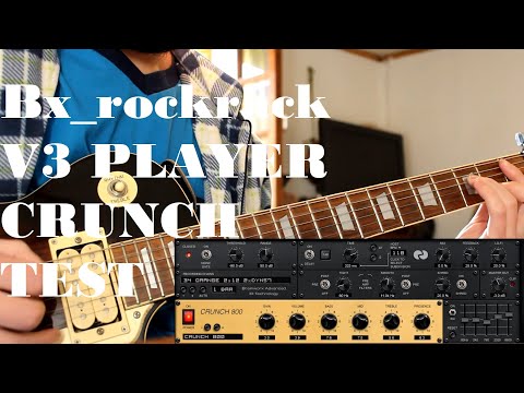 Bx_rockrack V3 Player (Free amp) Crunch test | Demo | Hohner Rockwood Lx250