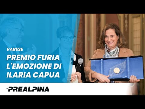 Varese. Premio Furia, l'emozione di Ilaria Capua