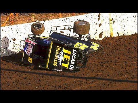 Formula 500  Jason Loft crash  Speedweek RD 4 Mid-Western Speedway 30-12-2018