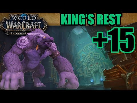 BFA Mythic +15 King's Rest +1 - Guardian Druid PoV (Skittish/Bursting/Tyrannical)