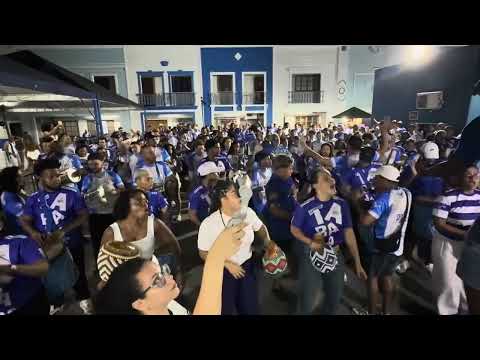 Terceiro ensaio na quadra com o samba com a comunidade “largada” BATERIA DA PORTELA carnaval 2026 