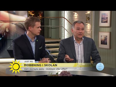 Dubbelt så vanligt att den mobbade byter skola - Nyhetsmorgon (TV4)