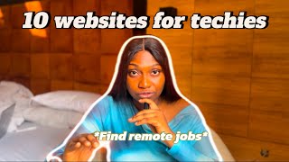 Best websites to find tech jobs