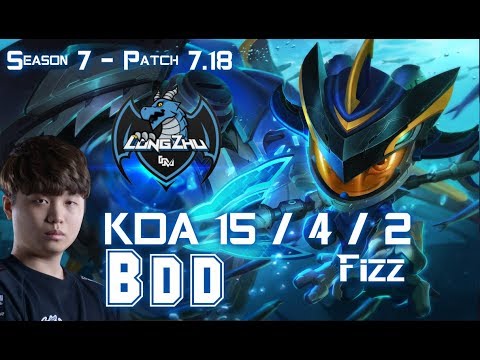 LZ BDD FIZZ vs KASSADIN Mid - Patch 7.18 KR Ranked