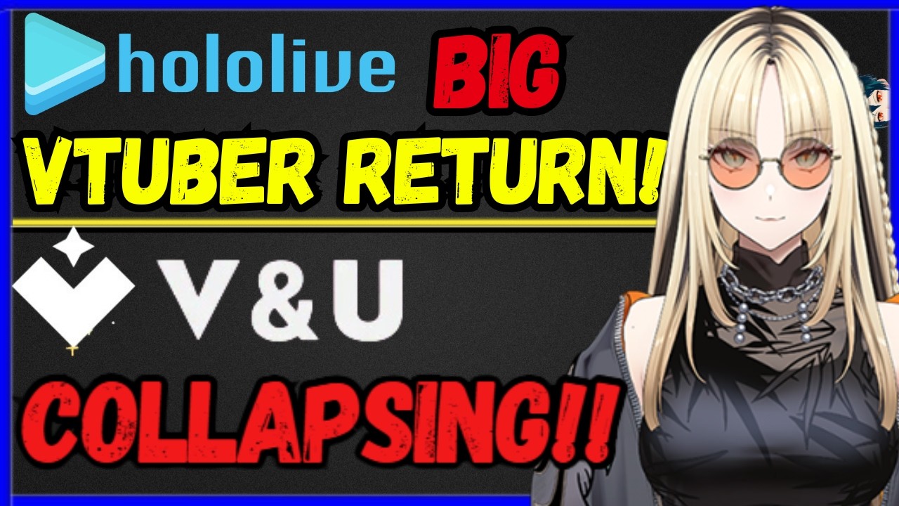 V&U collapsing! Hololive VTUBER RETURNS, KICK ADDS MIZKIF