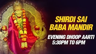 Sai Baba Aarti - Sunset 5:30 pm Live feel Prayer Sai Aarti by Shirdi Mandir Pujari Pramod Medhi