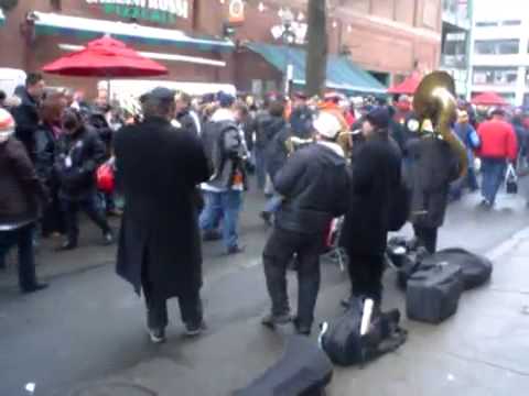 Hot Tamale Brass Band Bruins Winter Classic at Feway Park- Dixieland