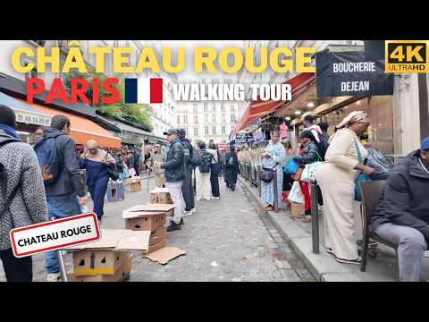 🇫🇷 Marche de Château Rouge à la Gare du Nord - Paris France