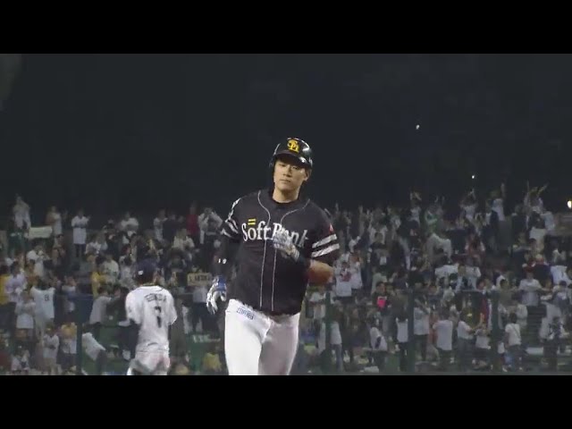 【3回表】先制したチームが勝利しているシリーズはホークス・上林のHRで幕開け!! 2018/10/19 パーソル CS パ final L-H