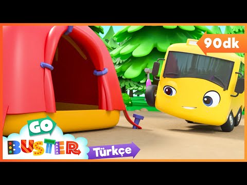 Buster'ın Kamp Gezisi - Çadır Sorunu | Go Buster Türkçe - Çocuk Çizgi Filmleri