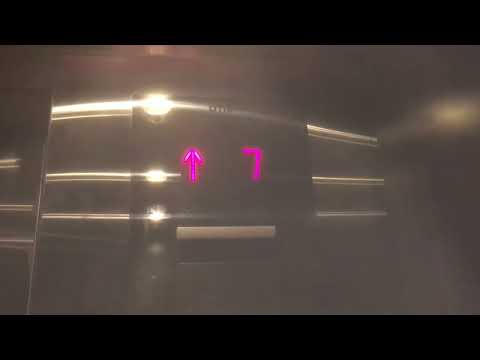 Otis Elevonic 411M main passenger elevators - Apartments at River View - Downtown, Pittsburgh, PA