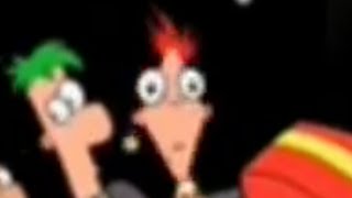 Phineas and Ferb but only when they look at camera