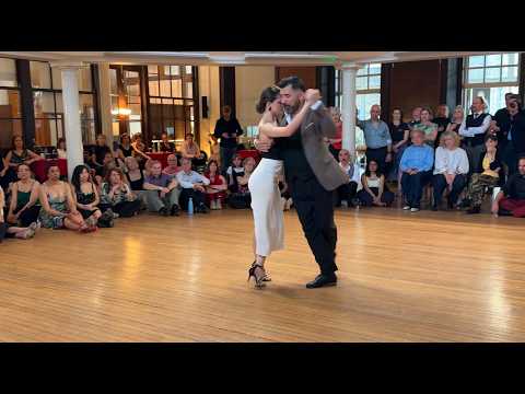  Andrés Molina  and  Natacha Lockwood  are  dancing  to  a  tango  at  Sheffield Tango Festival  in  2026