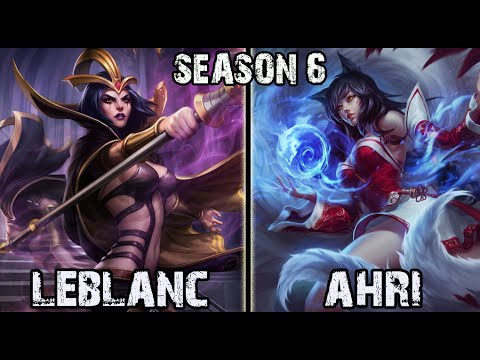 SKT T1 Faker Leblanc vs Ahri MID Ranked Challenger Korea