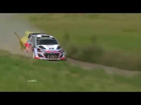 WRC   LOTOS 72nd Rally Poland 2015  CRASH Neuville