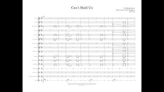 Can't Hold Us - Macklemore and Ryan Lewis (for marching band)