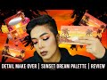 WHY OH WHY? | DETAIL MAKE OVER | SUNSET DREAM PALETTE REVIEW | FULL SWATCHES | xxooVince