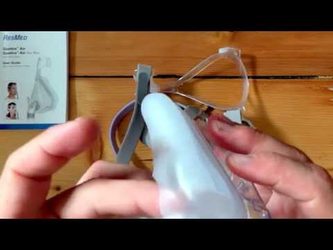 Schlafapnoe - Beatmung - Quattro Air - Fullface / Vollgesicht Maske - Resmed