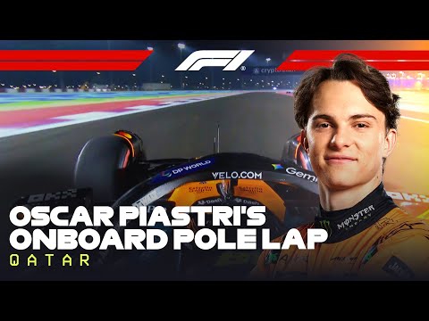 Oscar Piastri's Pole Lap | 2025 Qatar Grand Prix | Pirelli