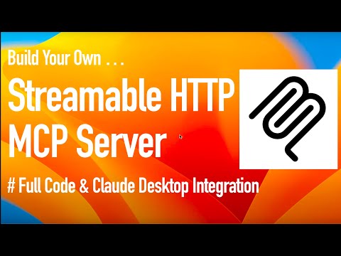 MCP Course #11 - Build your first Streamable HTTP FastMCP server, run with Claude Desktop