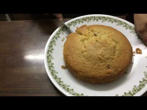 Jharna bakes a chocolate cake for daughter Mahua's birthday on December 20.