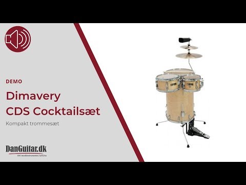 Dimavery CDS Cocktail Trommesæt fra DanGuitar.dk