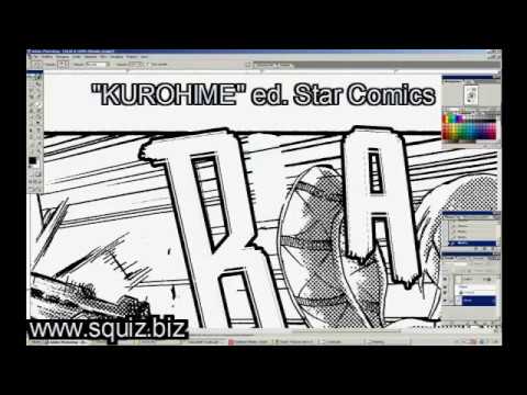 Kurohime, adattamento grafico onomatopee