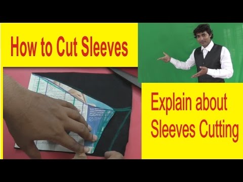 how to Sleeves Cutting With Formula/Explain Easy Method part 1 of 2